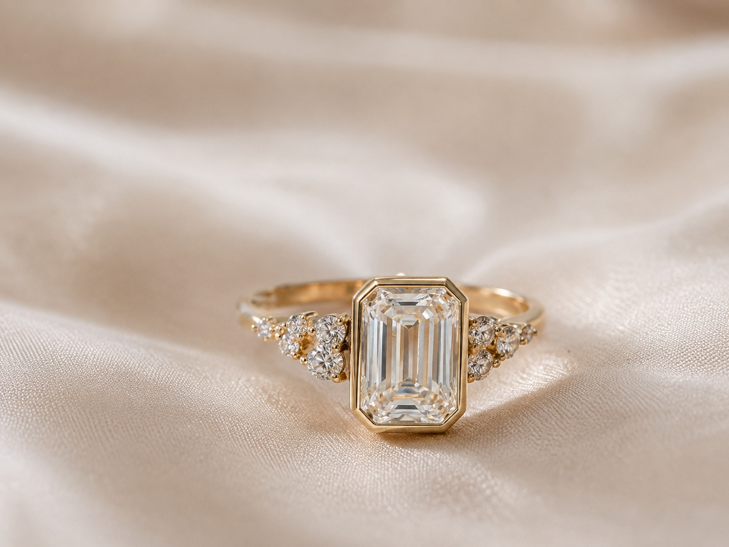 LAVISH Moissanite Ring Detail