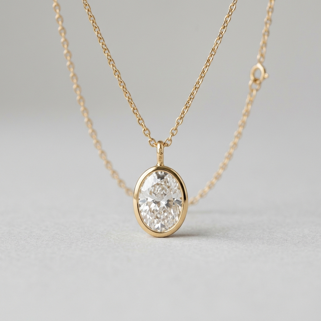 The Allegra Oval Pendant