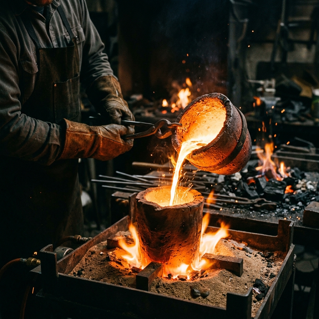 lost wax gold casting process