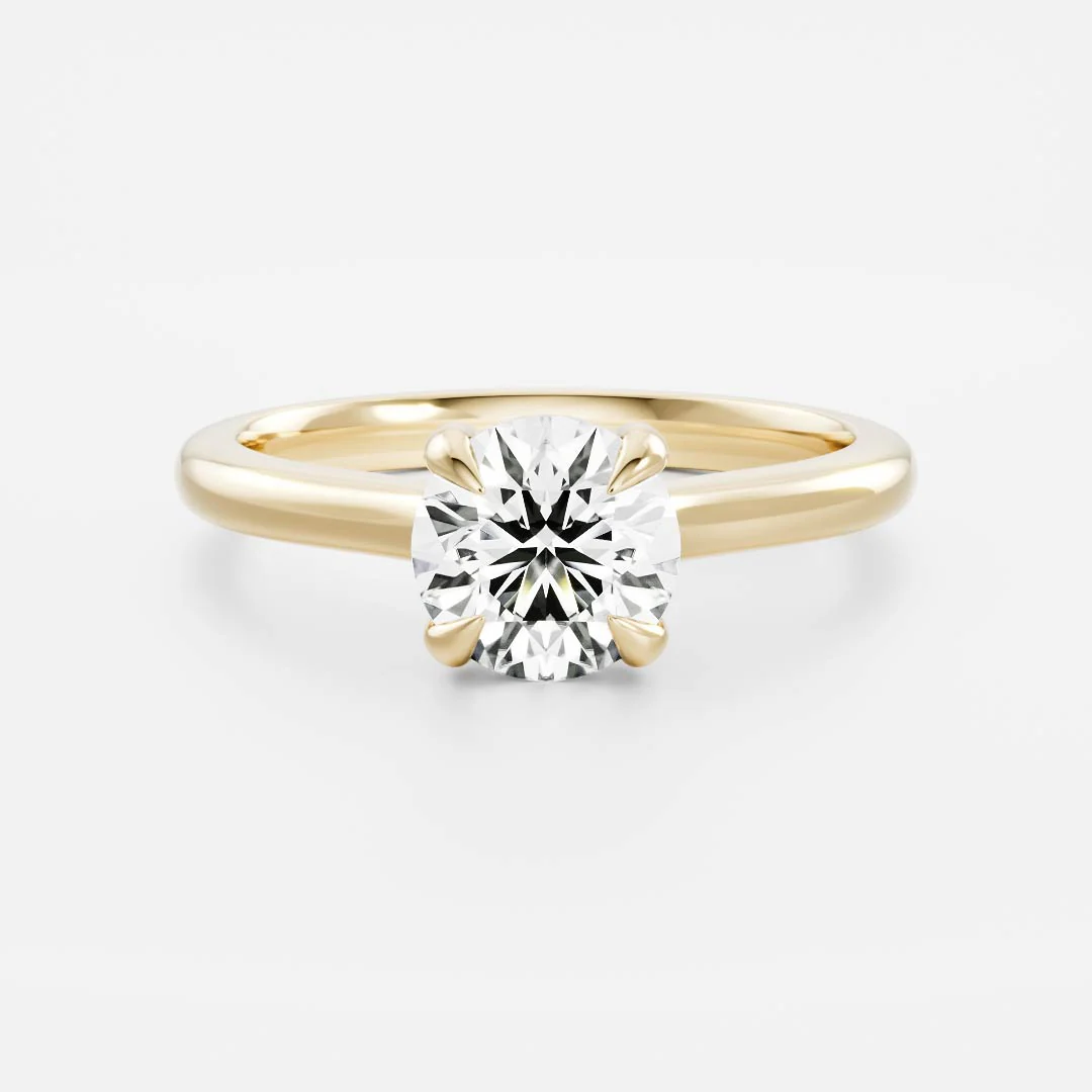 Exquisite 18k yellow gold diamond engagement ring — LAVISH Fine Jewellers