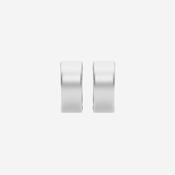 Side Stones Hoops