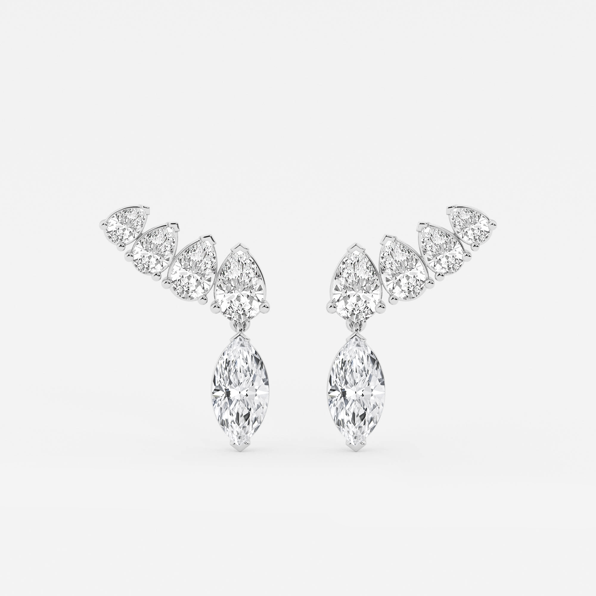 Marquise Ear Climbers