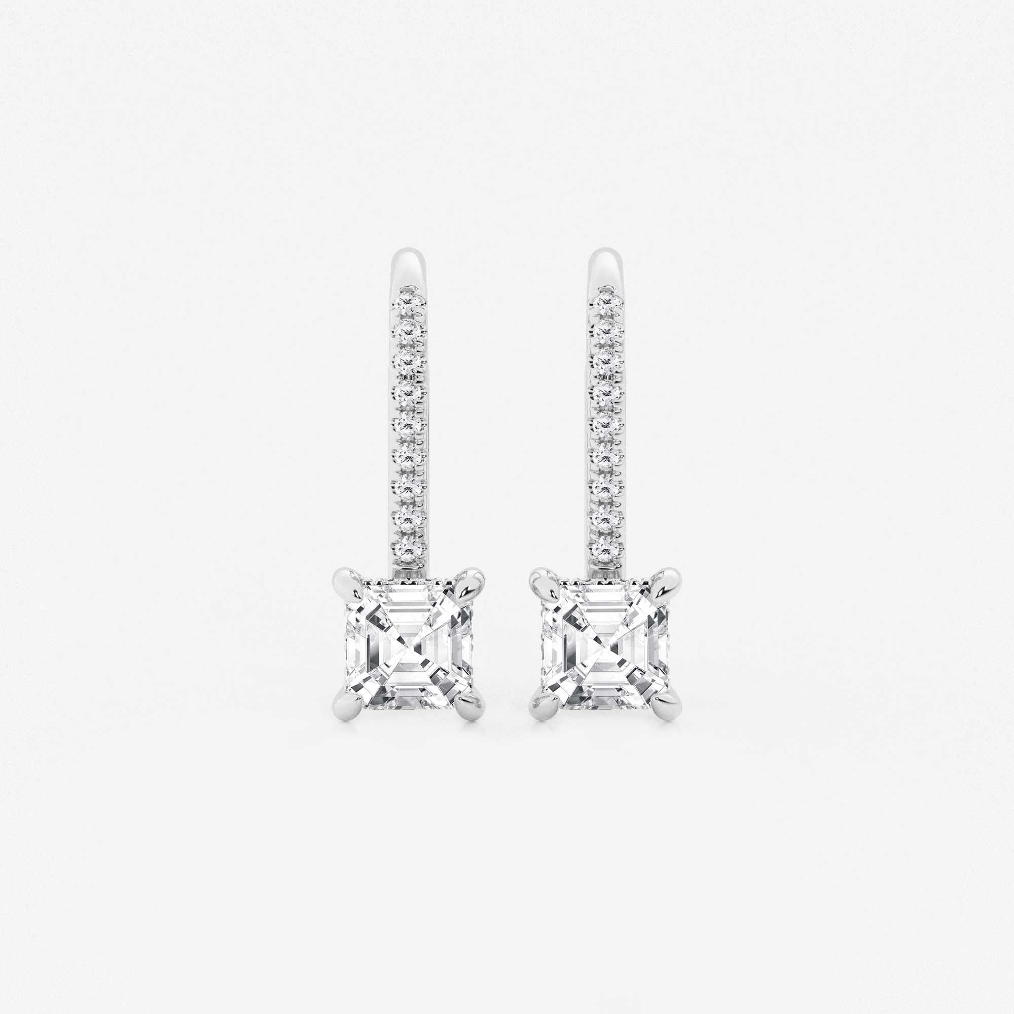 Hidden Halo Earrings