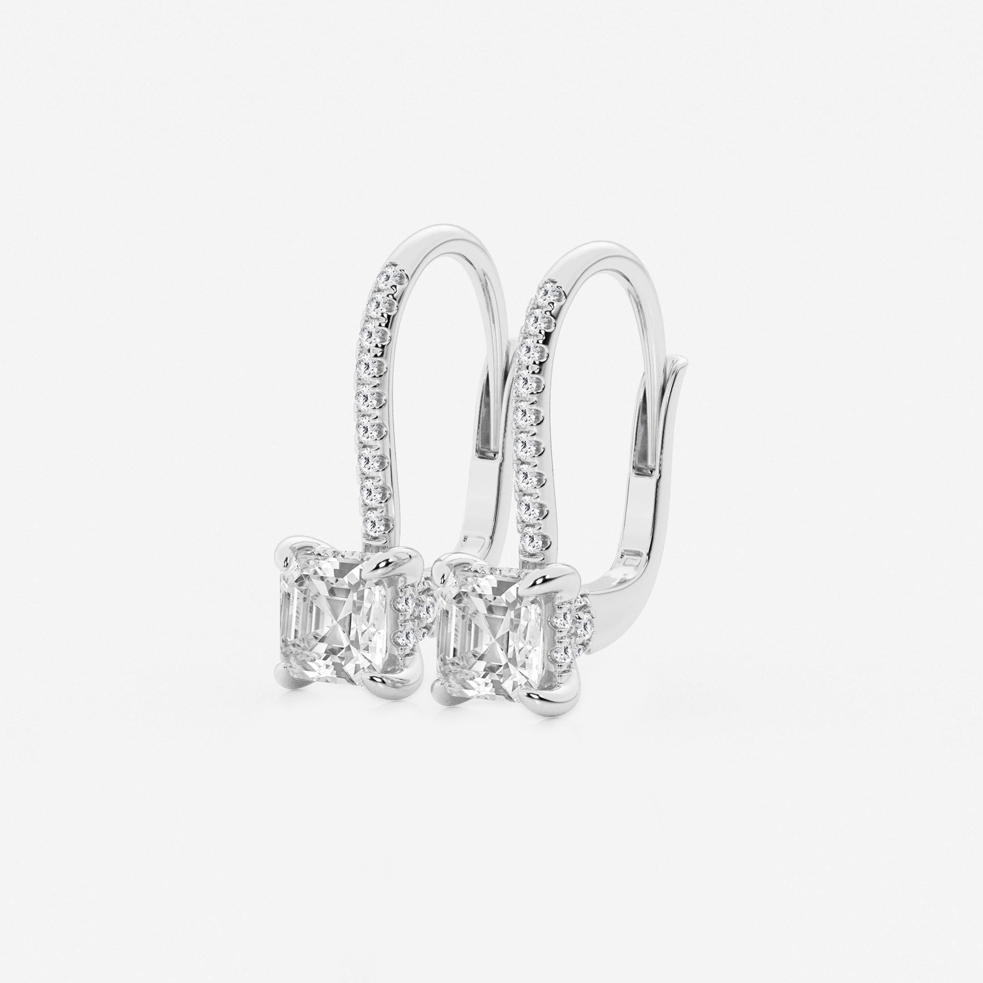 Hidden Halo Earrings additional view 1