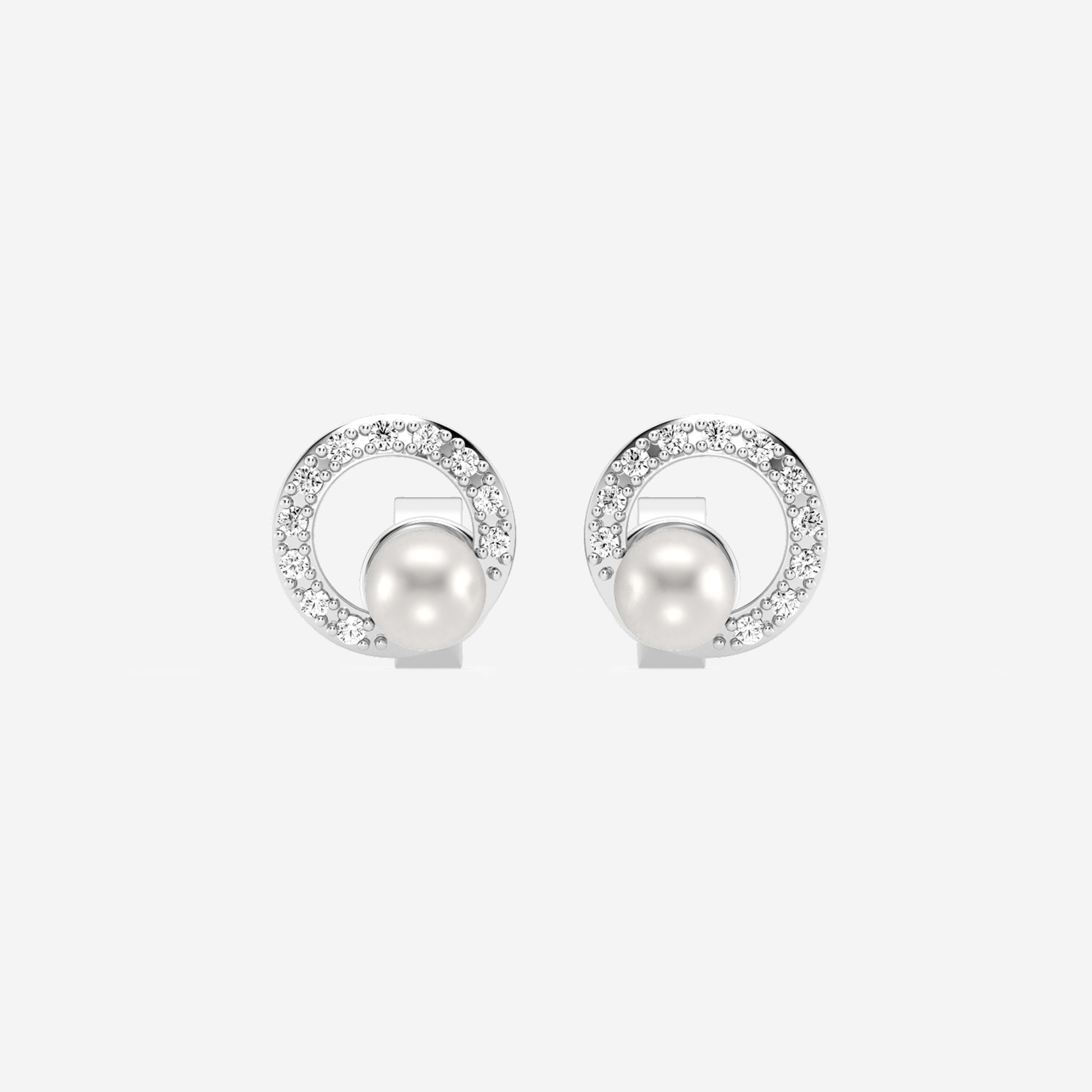 Pearl Circle Drops