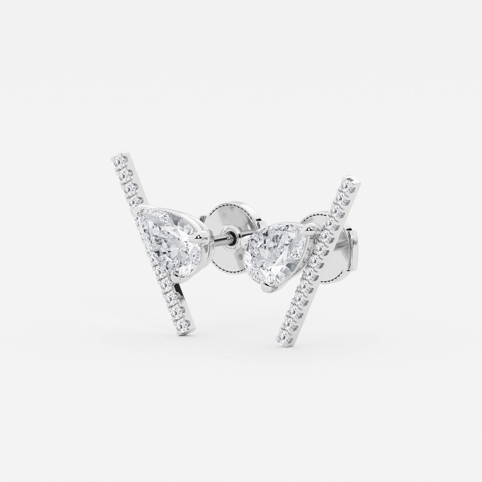 Pear Micro Pave Bar additional view 1