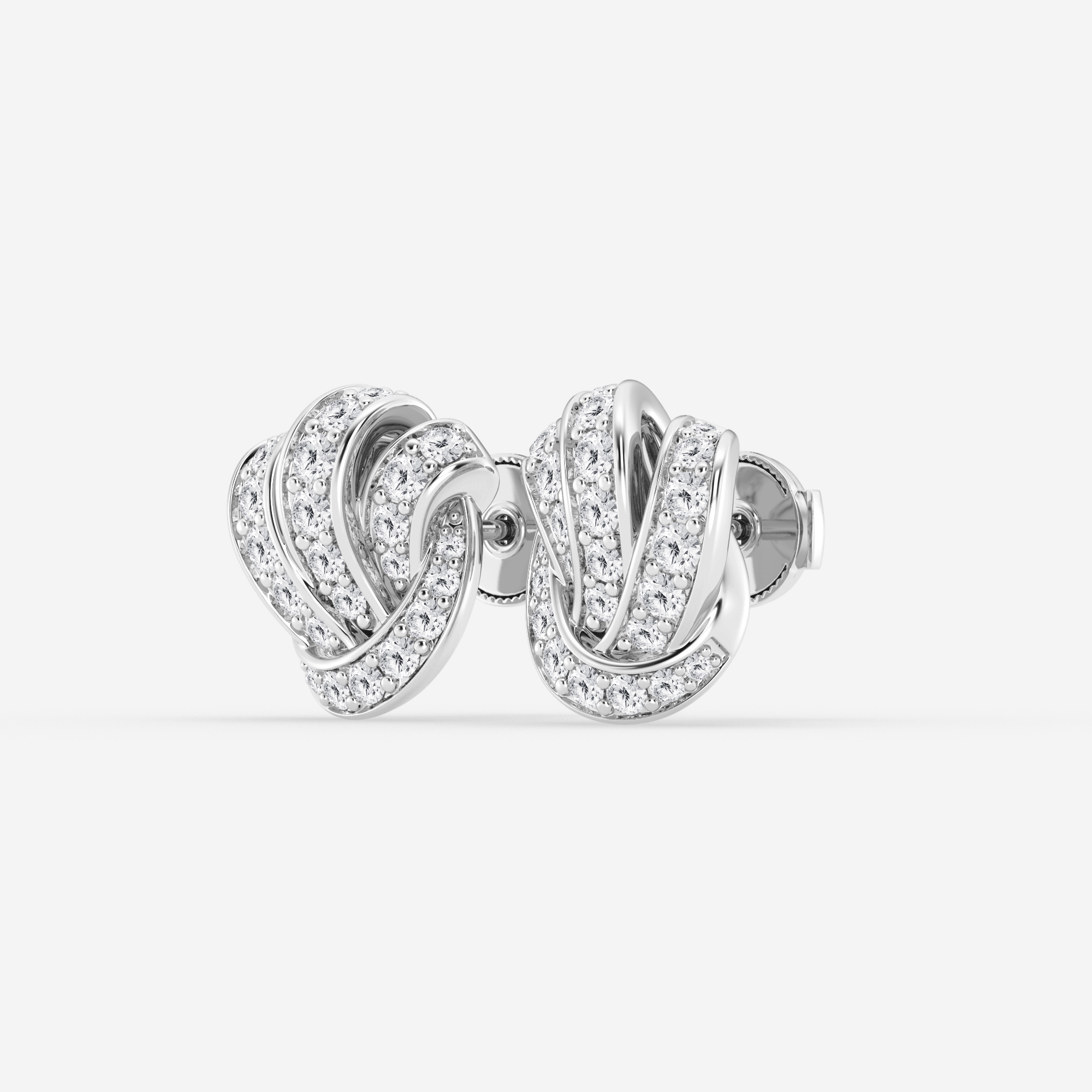 Pave Knot Studs additional view 1