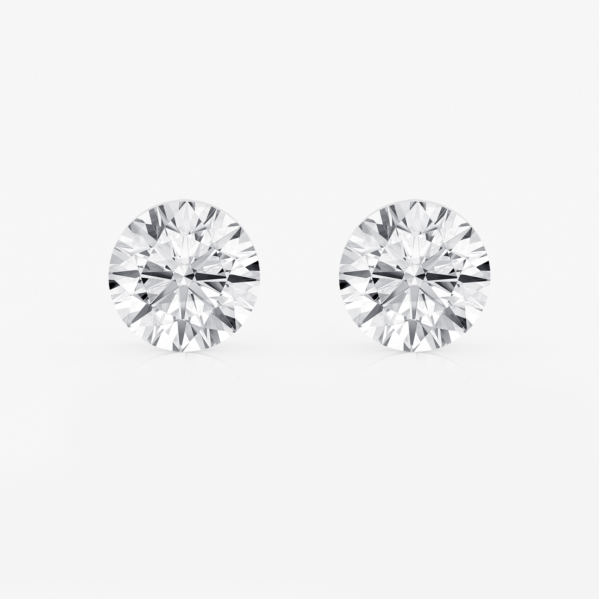 Round Stud Earrings