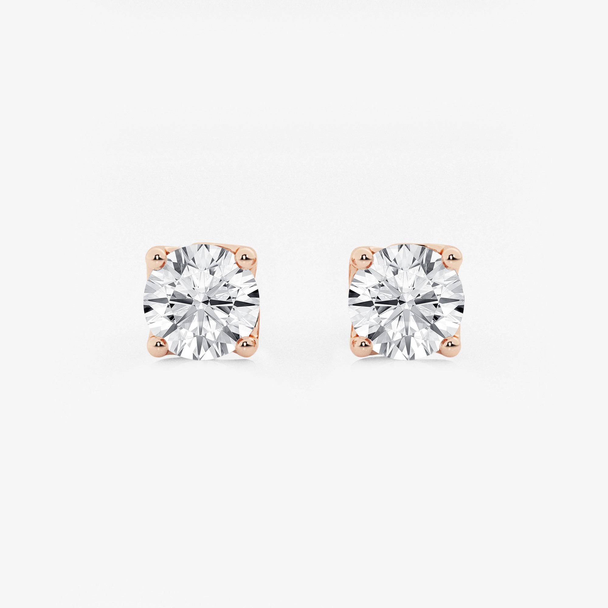 Floral Solitaire Studs