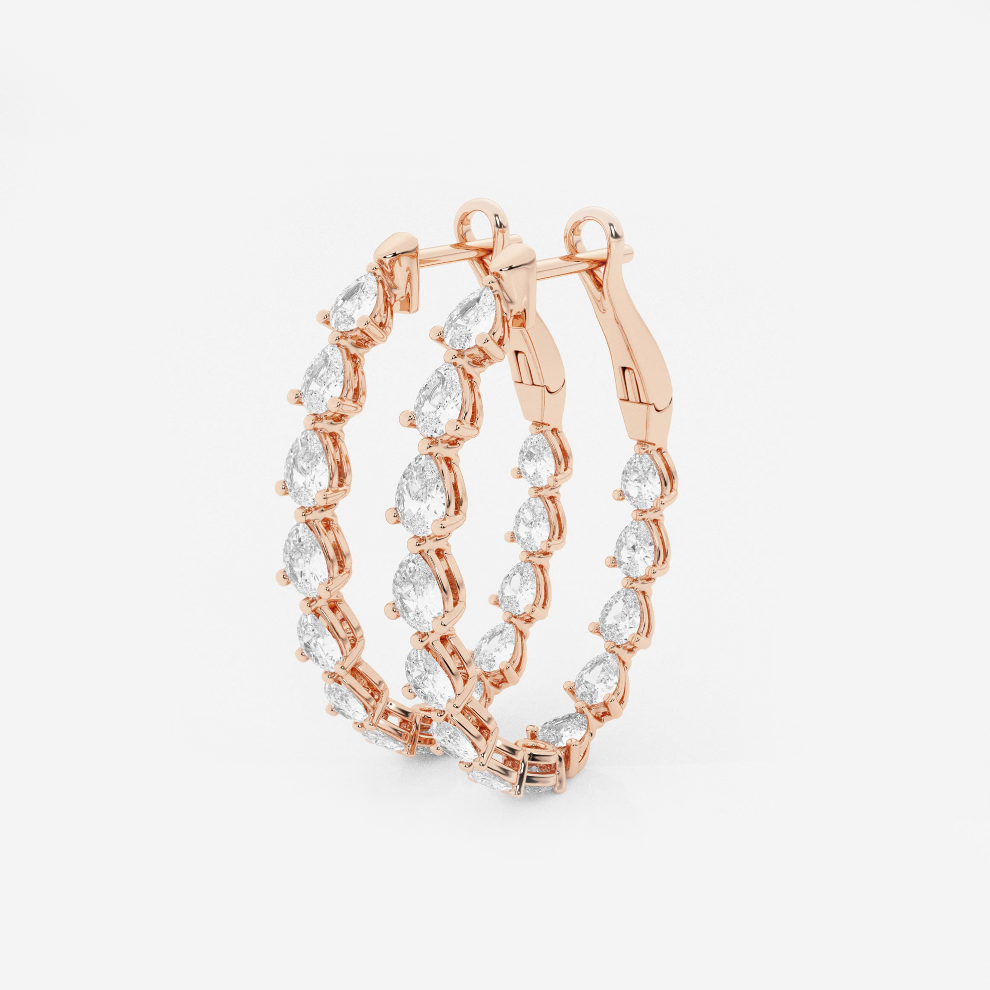 Inside Out Pear Hoops additional view 1