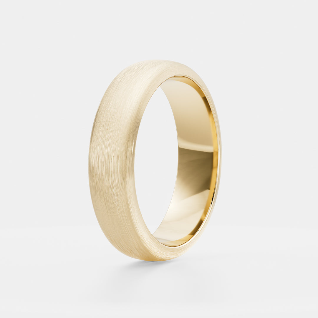 The Nikolas Ring - Brushed Classic Comfort Fit Men's Wedding Band additional view 2