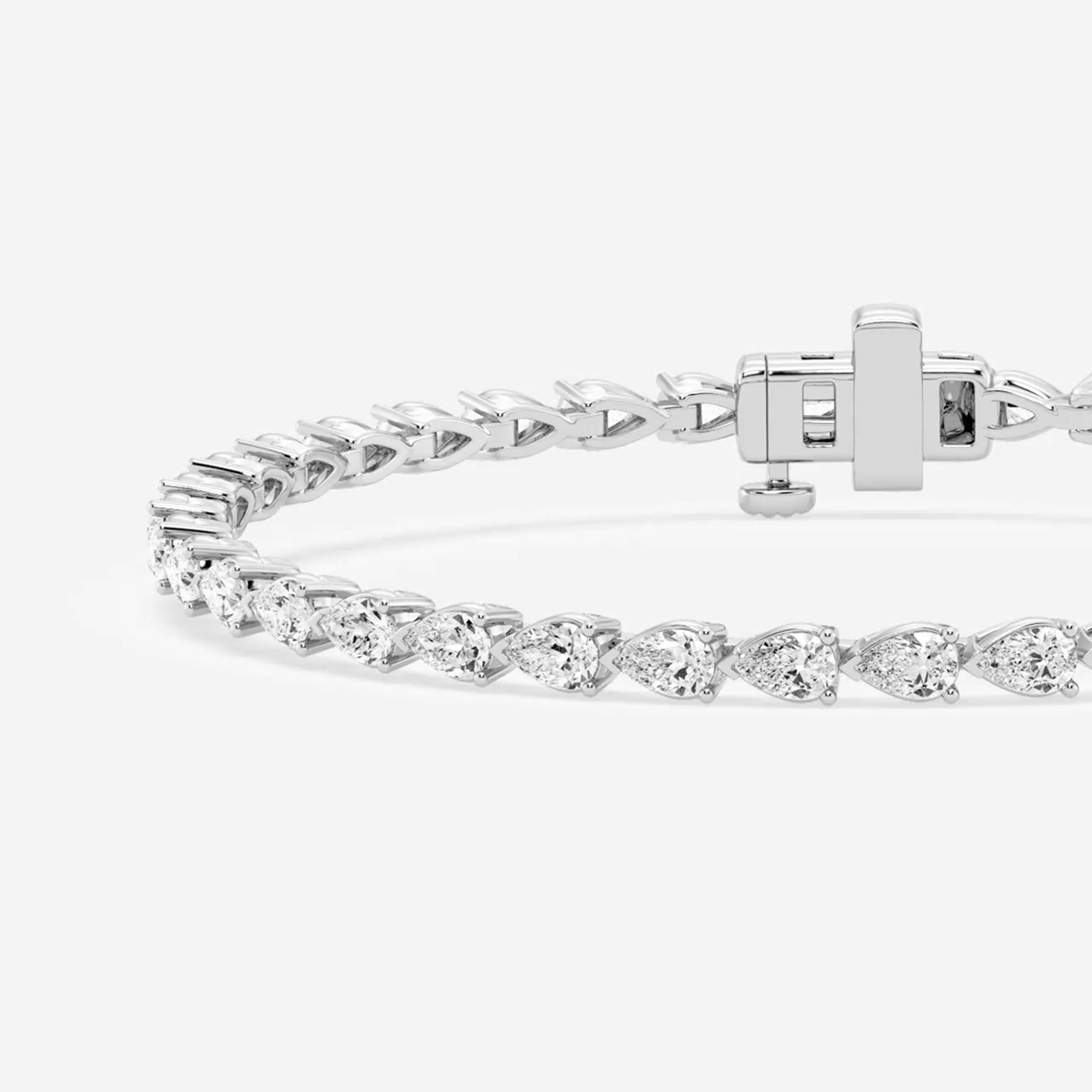East-West Pear Tennis Bracelet additional view 1