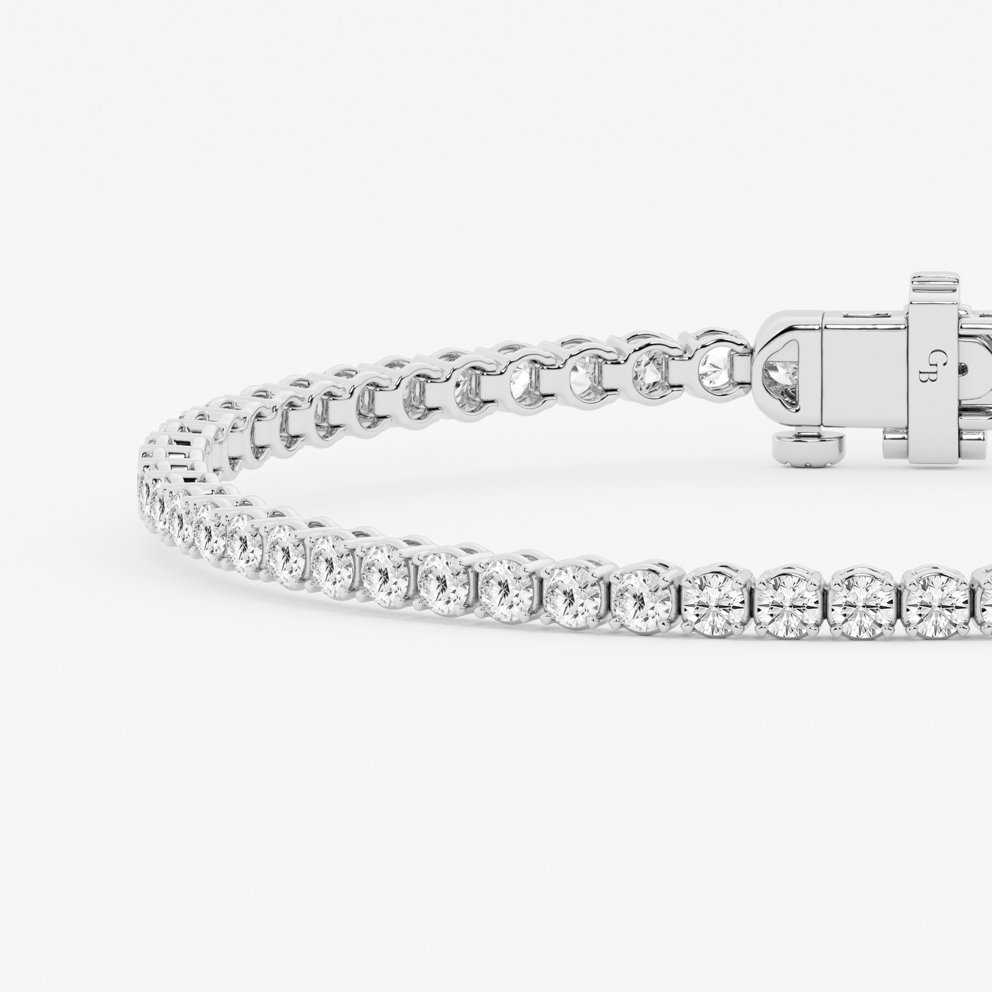 Round Petite Tennis Bracelet additional view 1