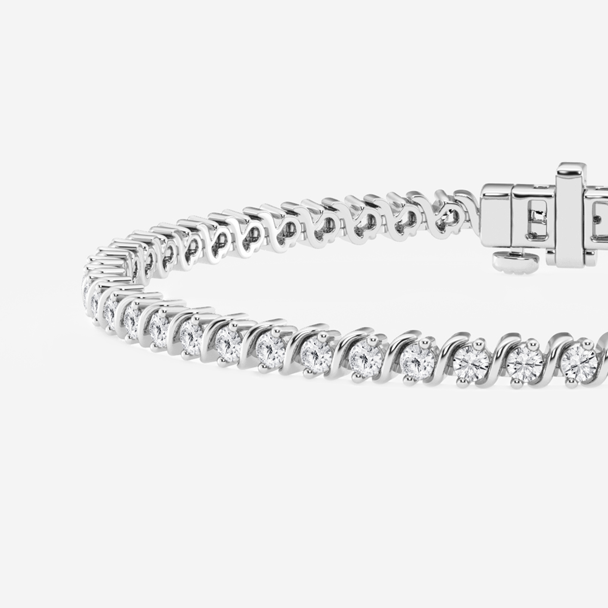 S-Curve Tennis Bracelet additional view 1