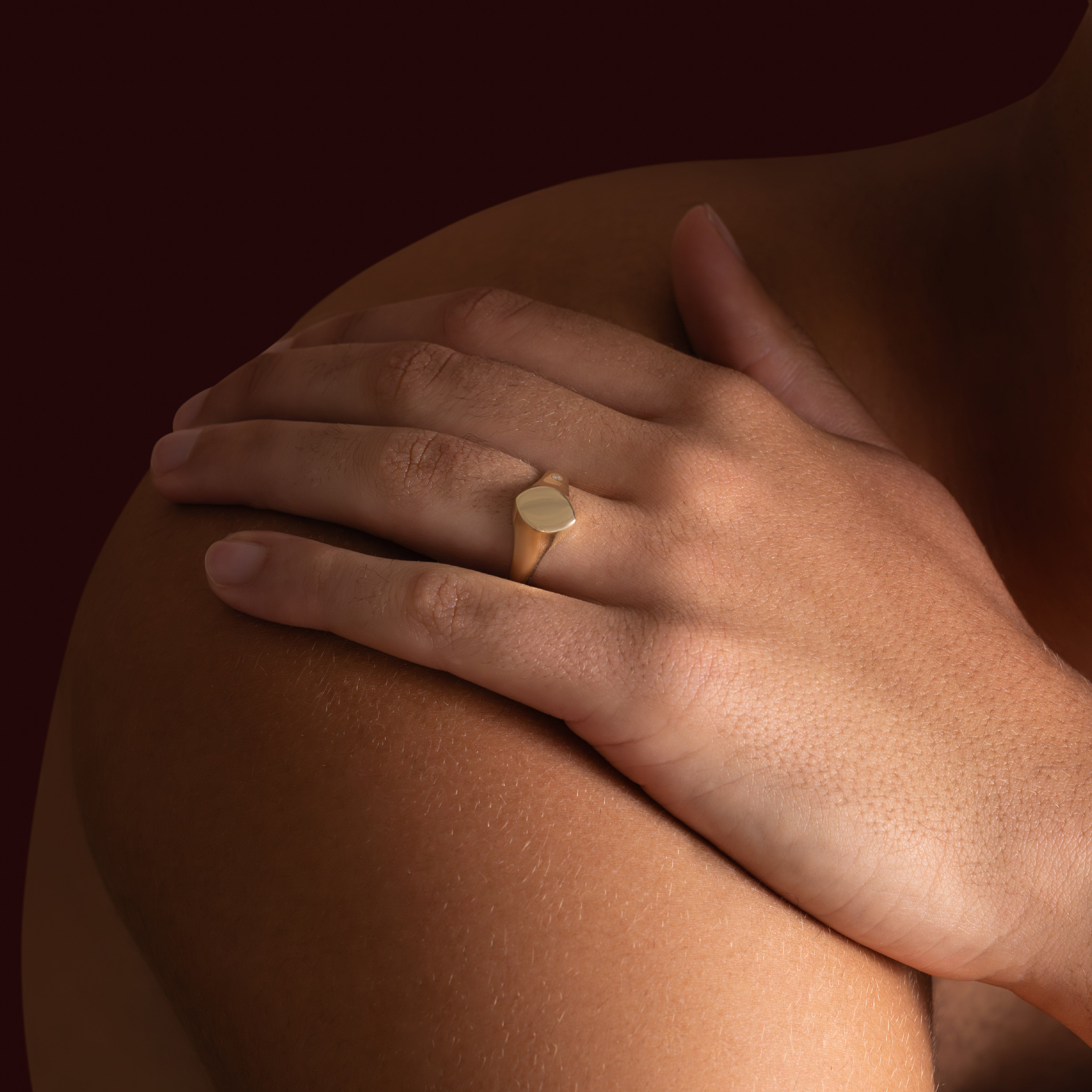 The Eden Ring - Signature Marquise Signet additional view 1
