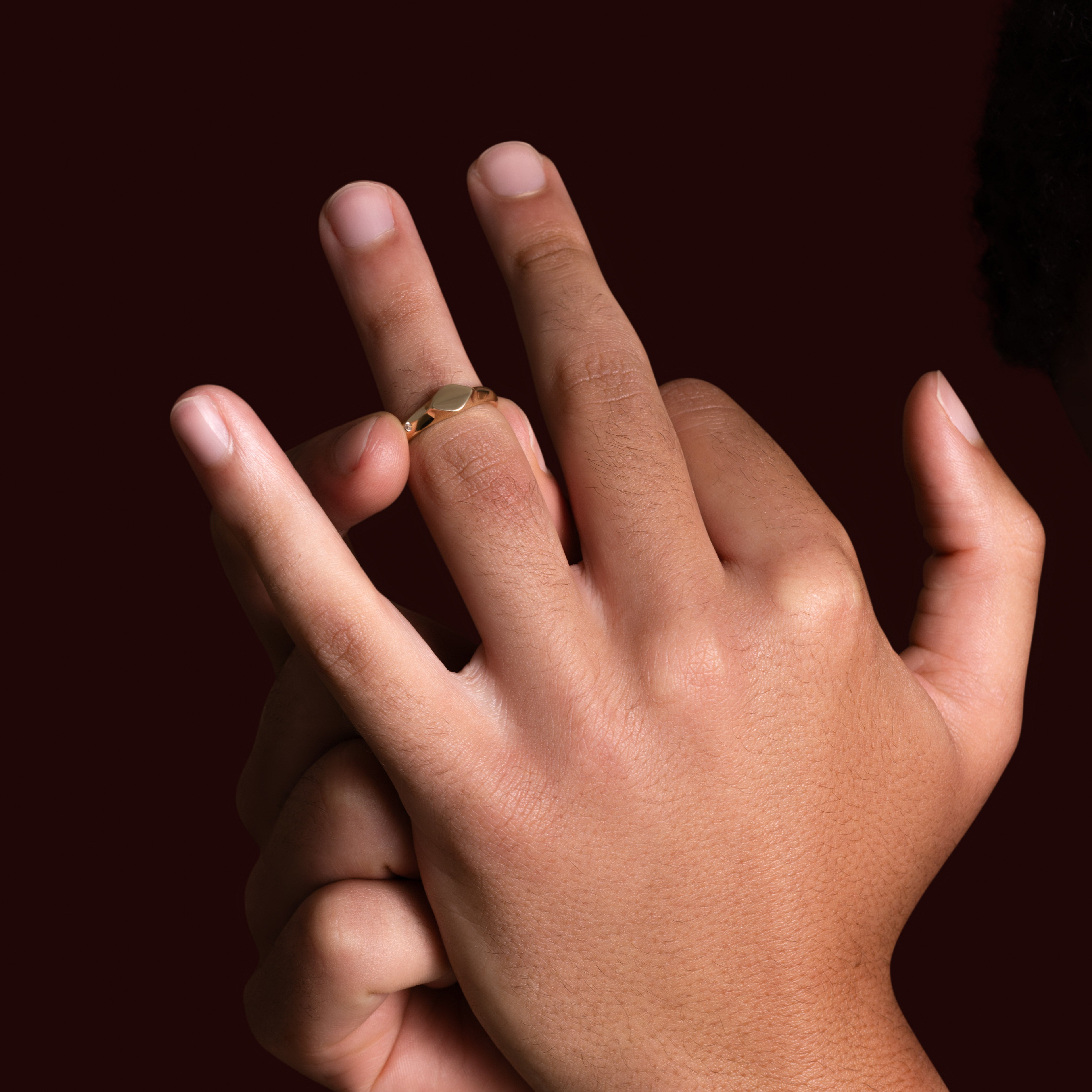 The Cleo Ring - Signature Marquise Petite Signet additional view 2