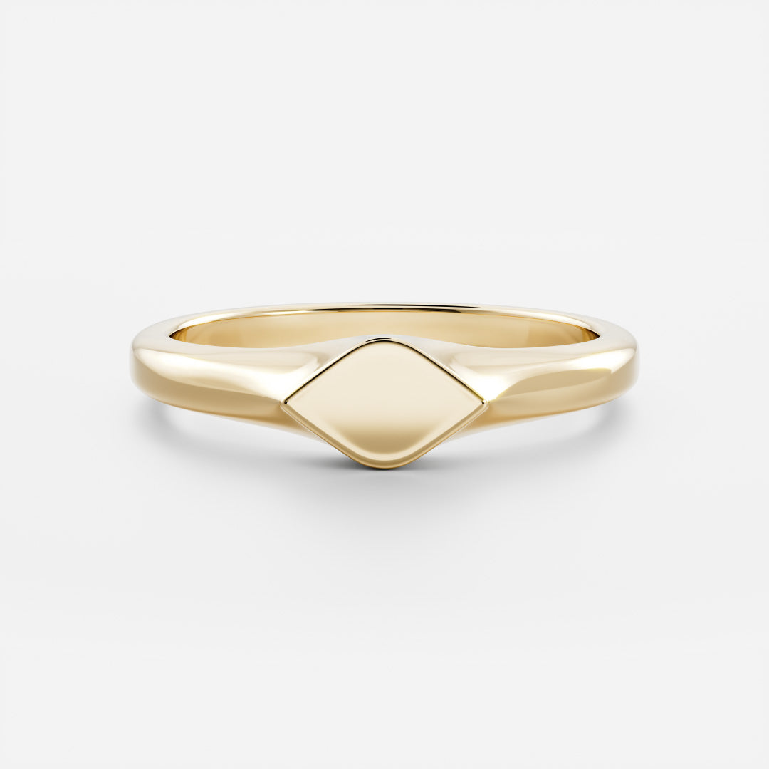 The Cleo Ring - Signature Marquise Petite Signet