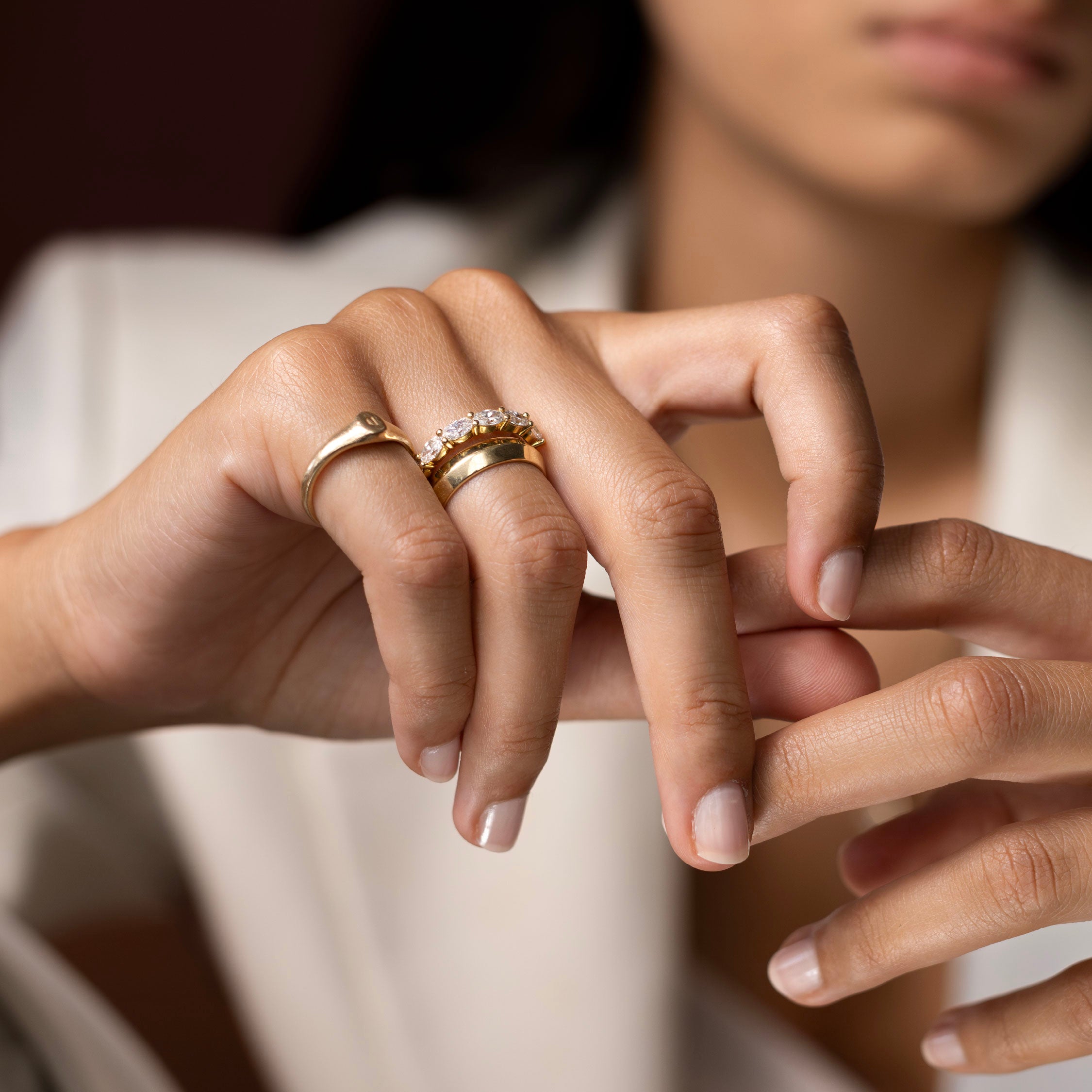 The Cleo Ring - Signature Oval Petite Signet additional view 2