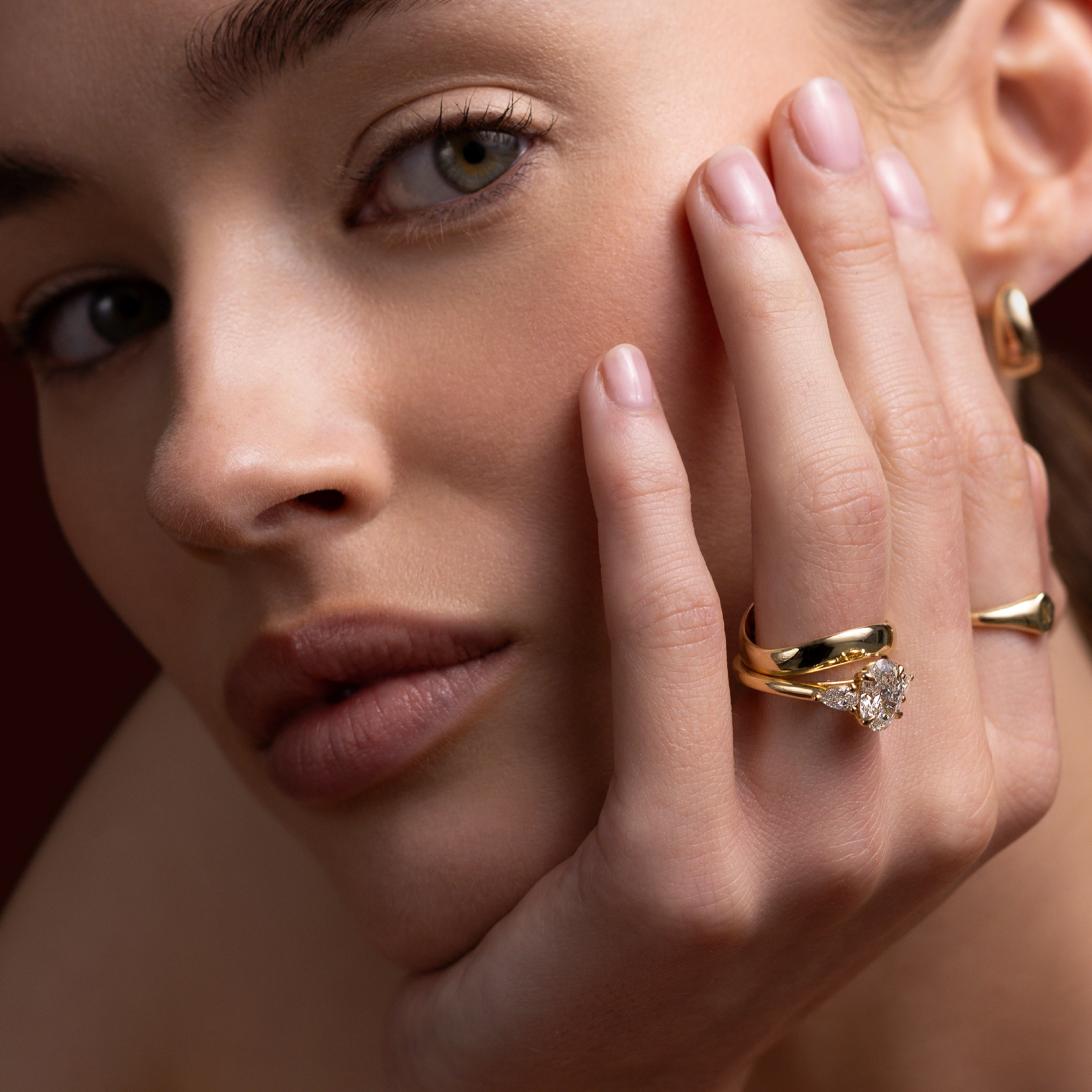 The Amaré Ring - Contour Wedding Ring additional view 3