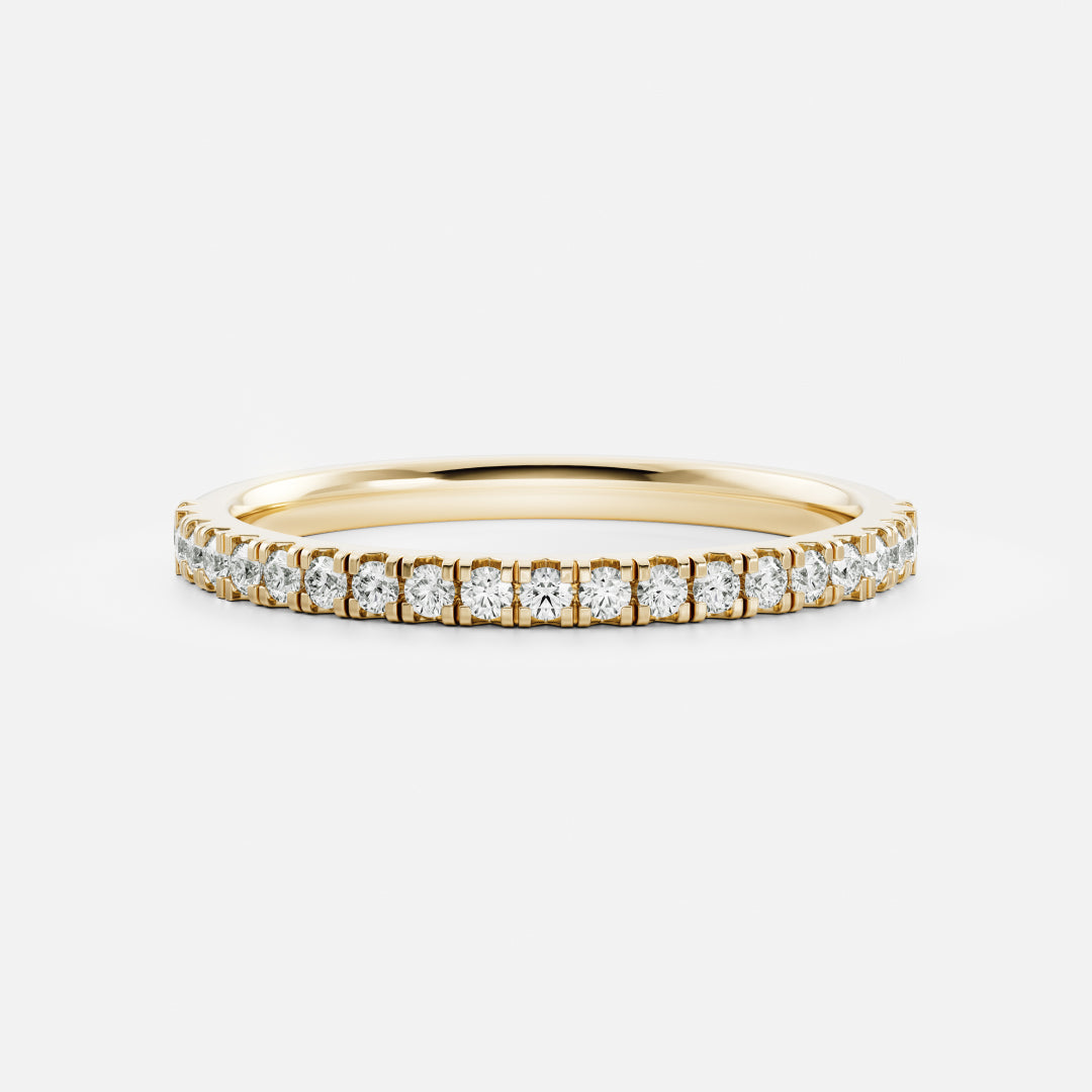 The Ava Ring  - Pavé Wedding Ring