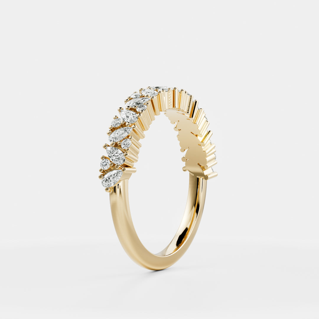 The Estelle Ring - Scattered Pear and Round Ring additional view 2