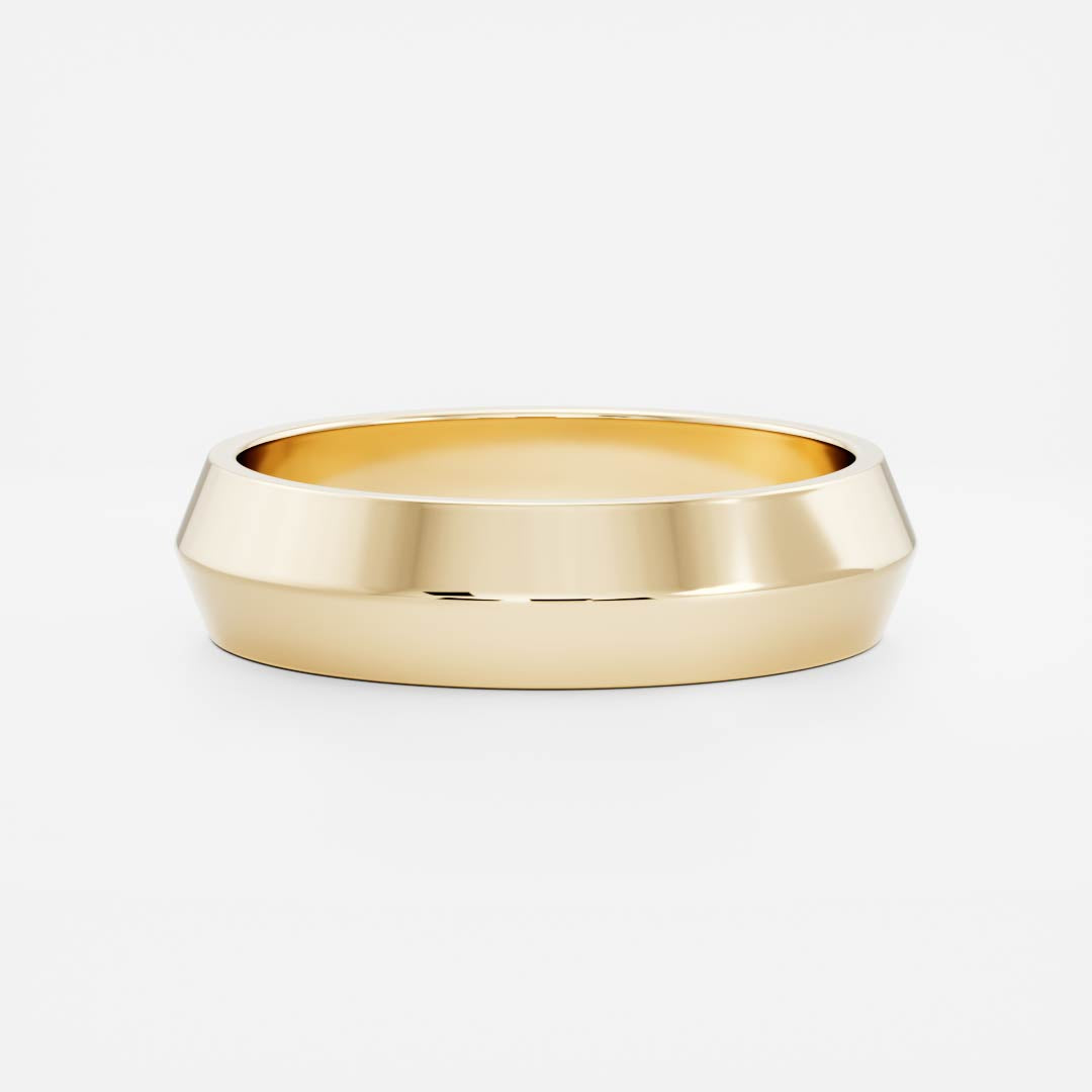 The Julian Ring - Classic Knife Edge Men's Wedding Band additional view 1