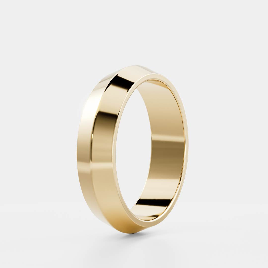 The Julian Ring - Classic Knife Edge Men's Wedding Band additional view 3