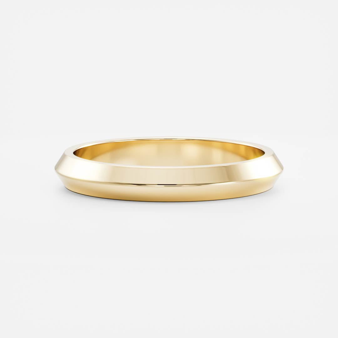 The Julian Ring - Classic Knife Edge Men's Wedding Band