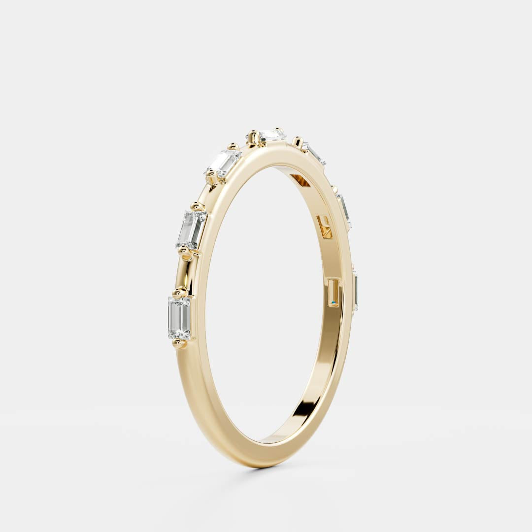 The Kiah Ring - Dainty Baguette Ring additional view 2