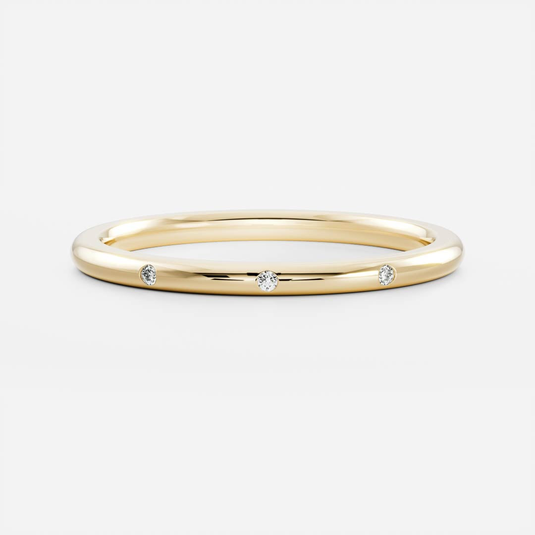 The Mae Ring - Inset Cultured Gemstone Ring