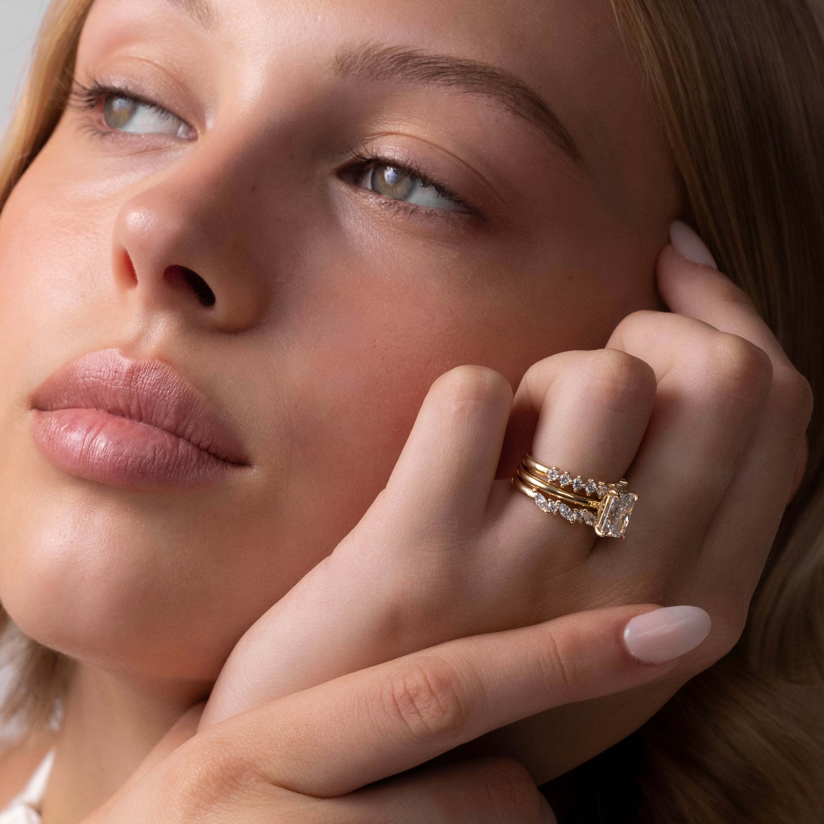 The Violette Ring - Round Brilliant Wedding Ring additional view 1