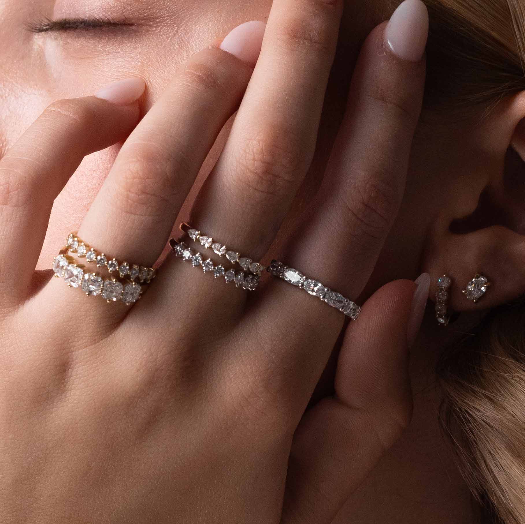 The Violette Ring - Round Brilliant Wedding Ring additional view 3