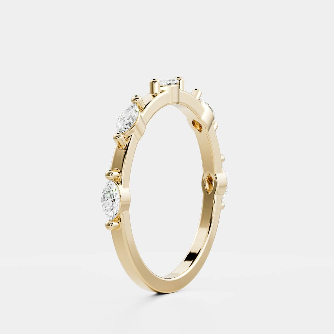 The Zuri Ring - Dainty Marquise Ring additional view 2