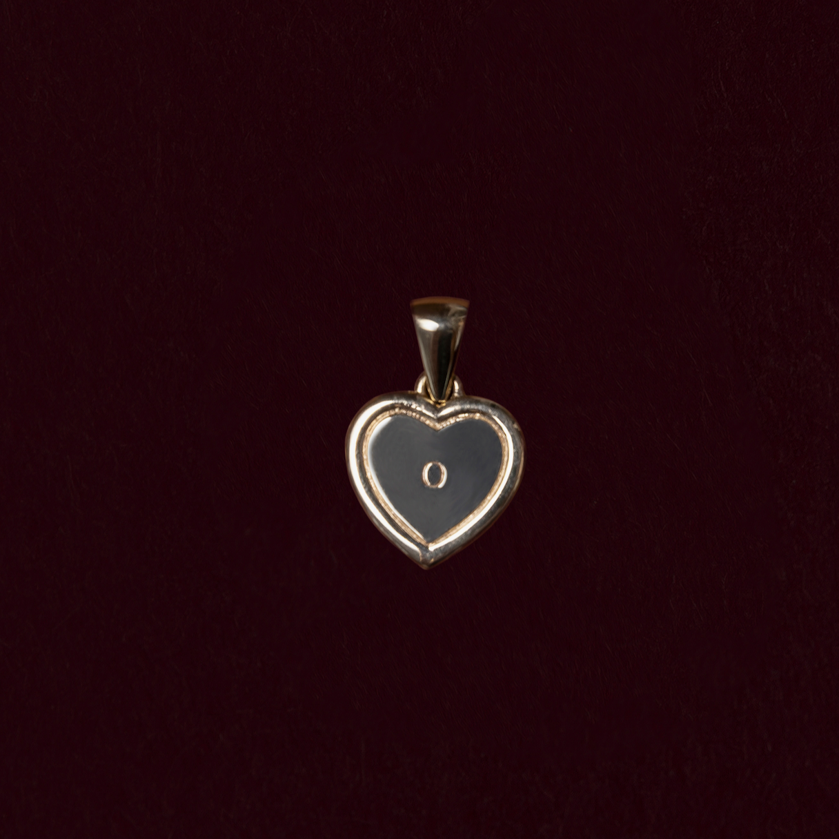 The Signature Heart Letter Pendant additional view 1