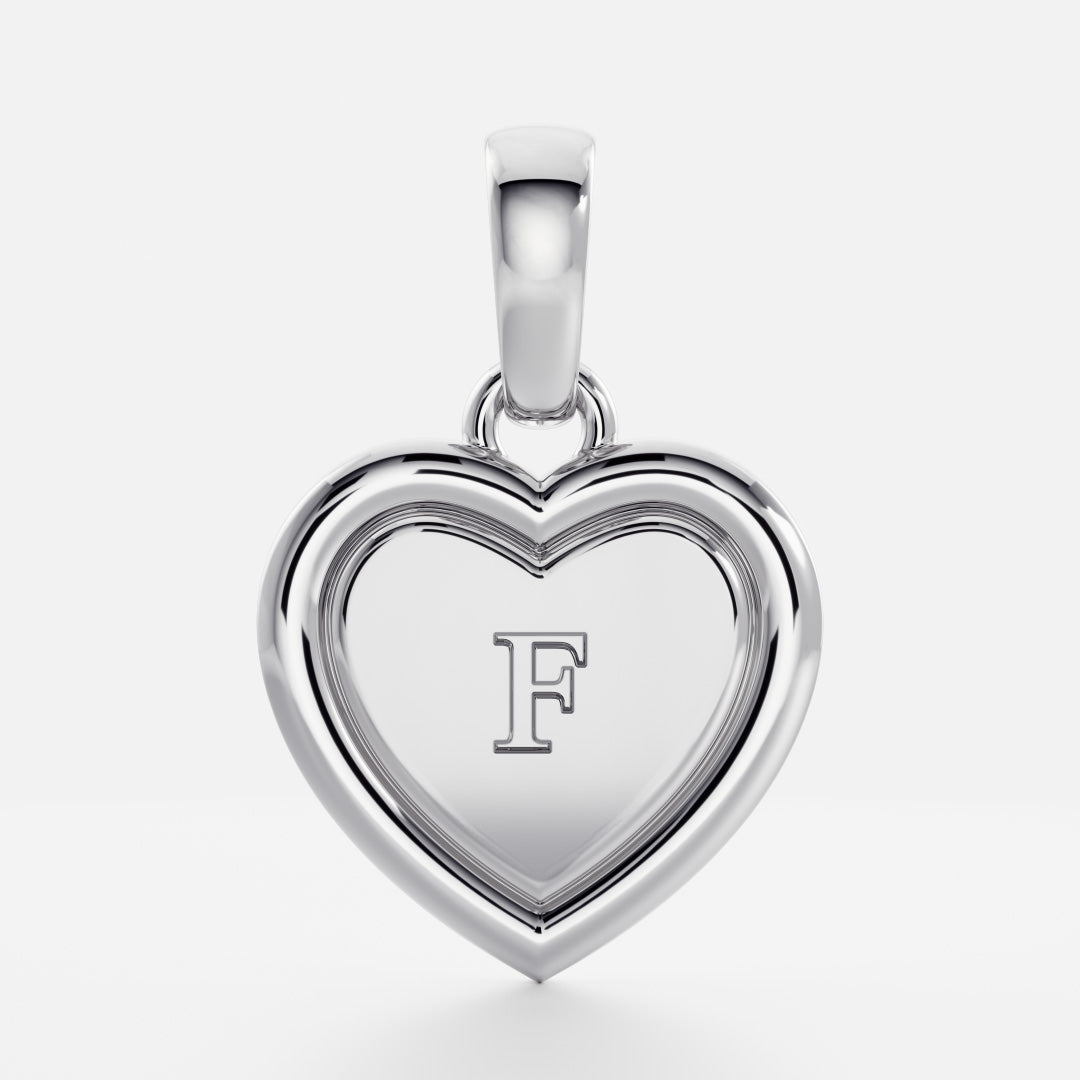 The Signature Heart Letter Pendant additional view 33