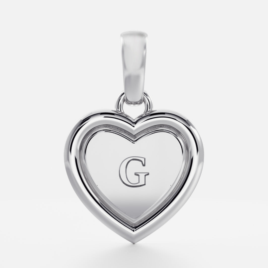 The Signature Heart Letter Pendant additional view 34