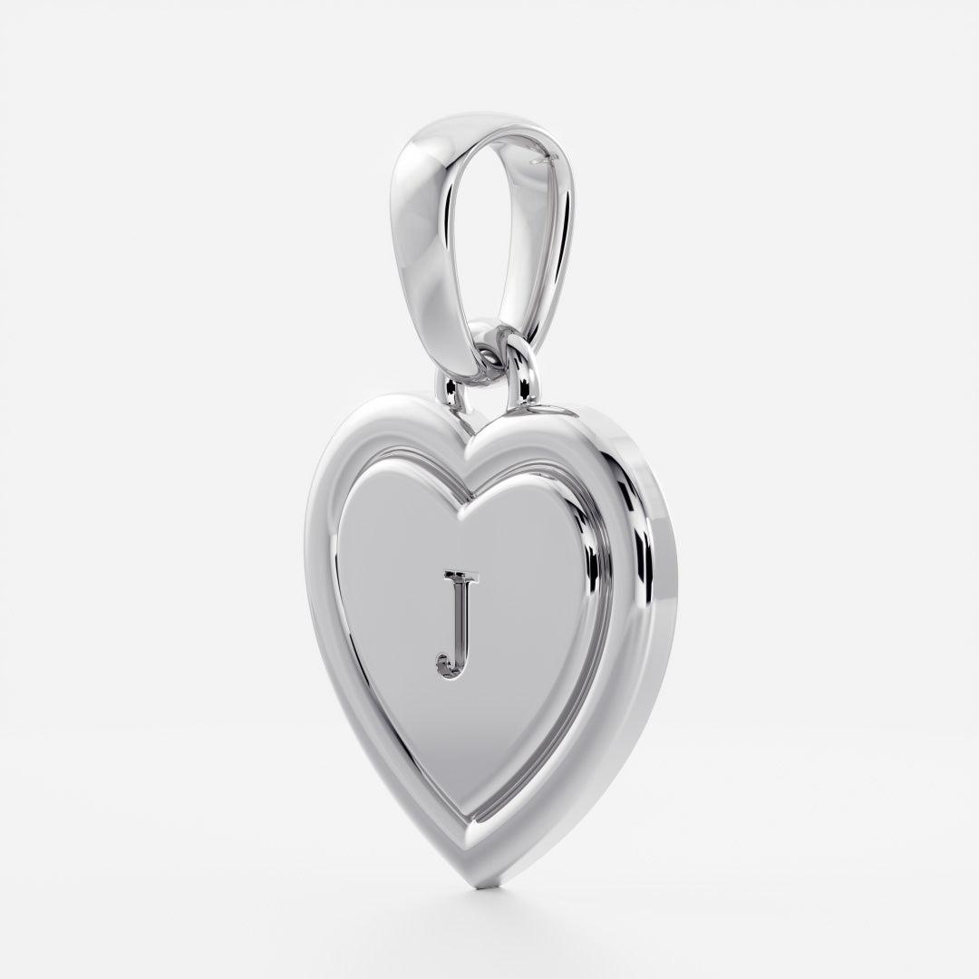 The Signature Heart Letter Pendant additional view 88