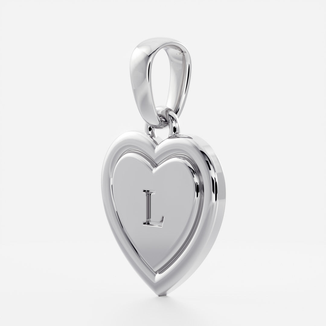The Signature Heart Letter Pendant additional view 90