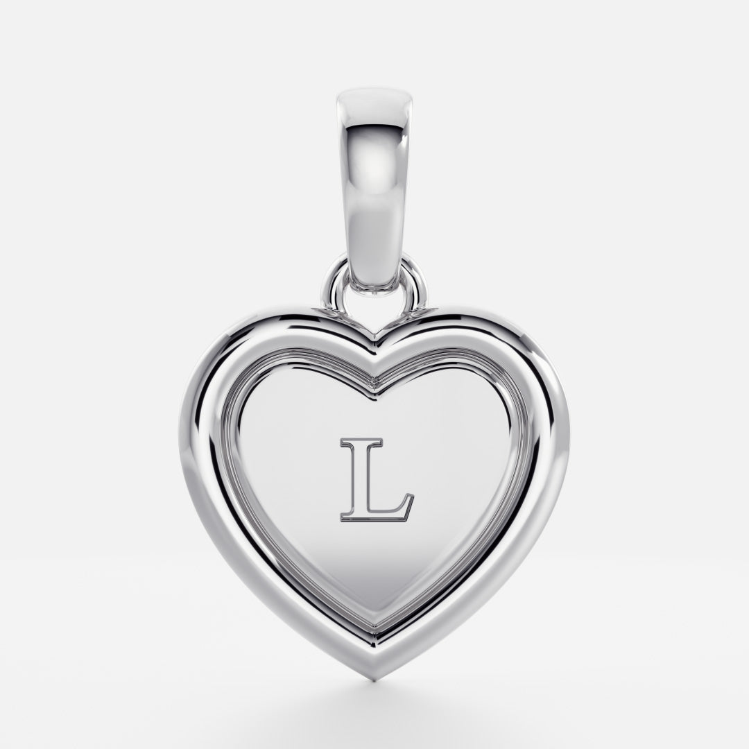 The Signature Heart Letter Pendant additional view 39