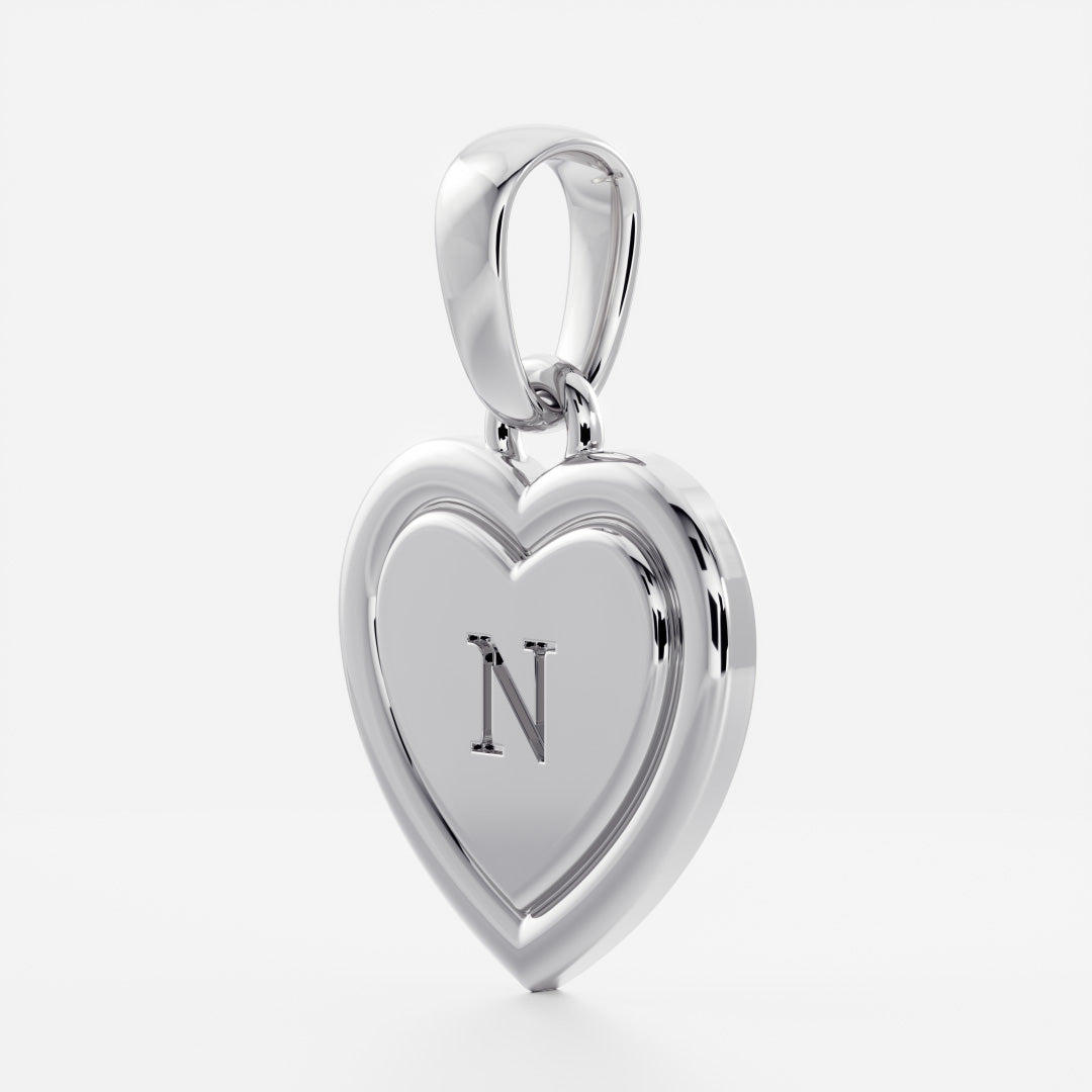 The Signature Heart Letter Pendant additional view 92
