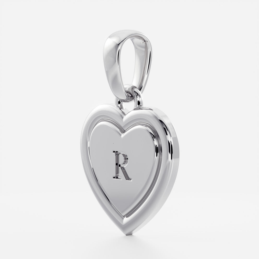 The Signature Heart Letter Pendant additional view 96