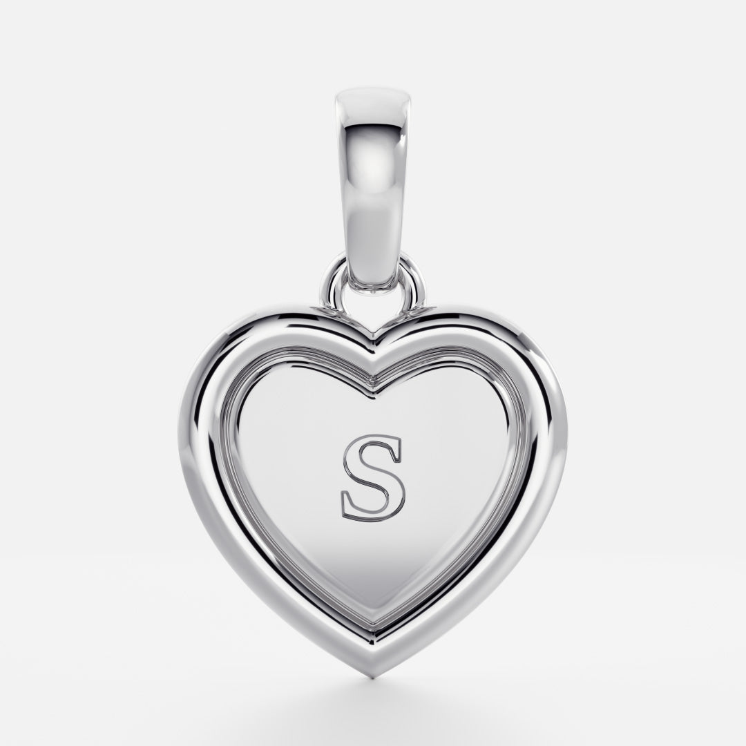 The Signature Heart Letter Pendant additional view 46
