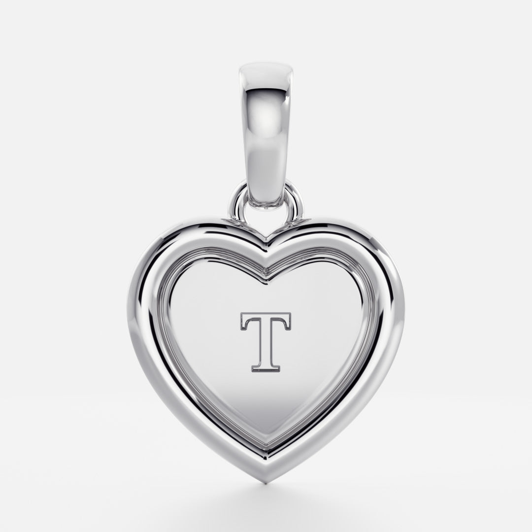 The Signature Heart Letter Pendant additional view 47