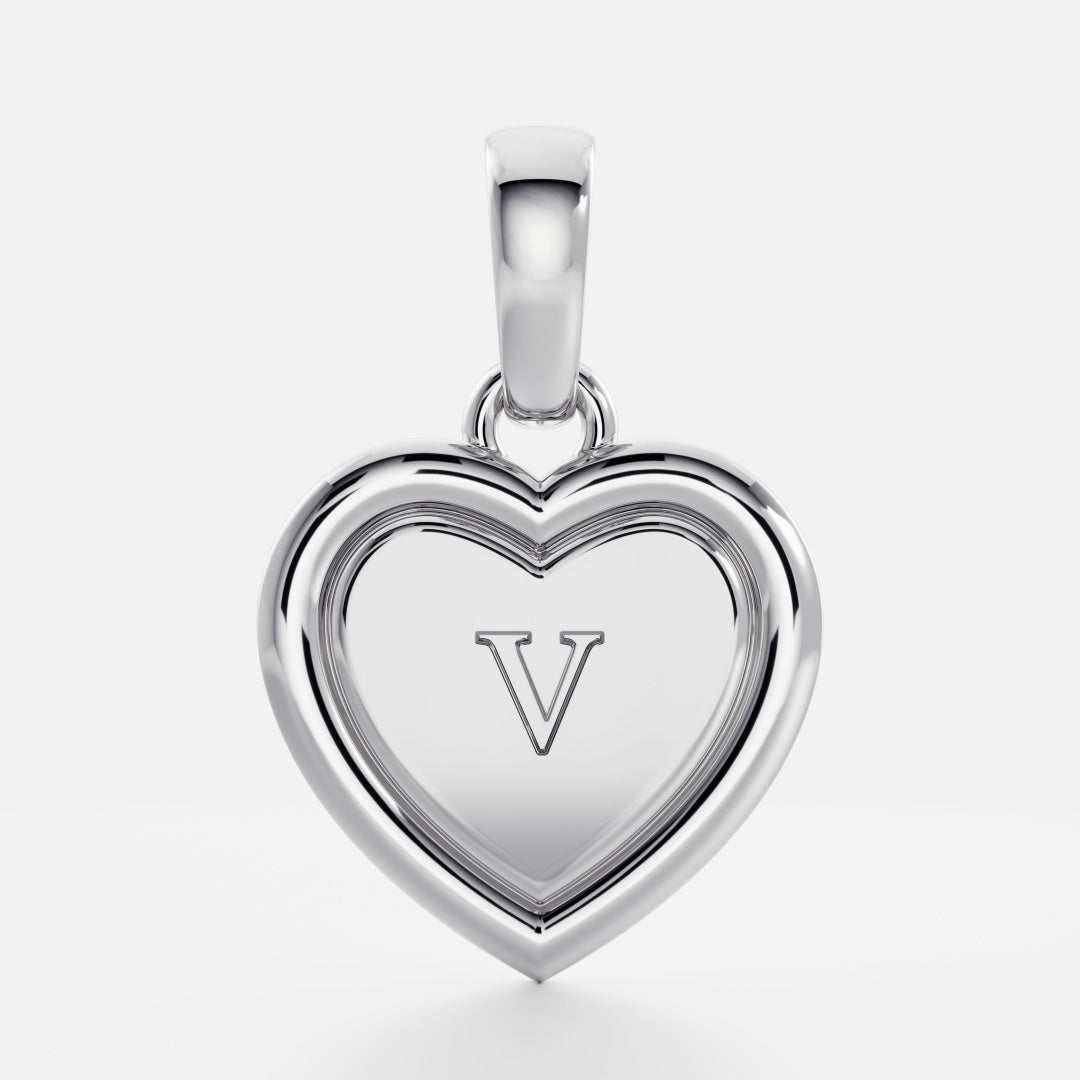 The Signature Heart Letter Pendant additional view 49