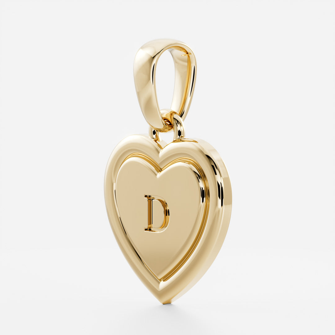 The Signature Heart Letter Pendant additional view 57