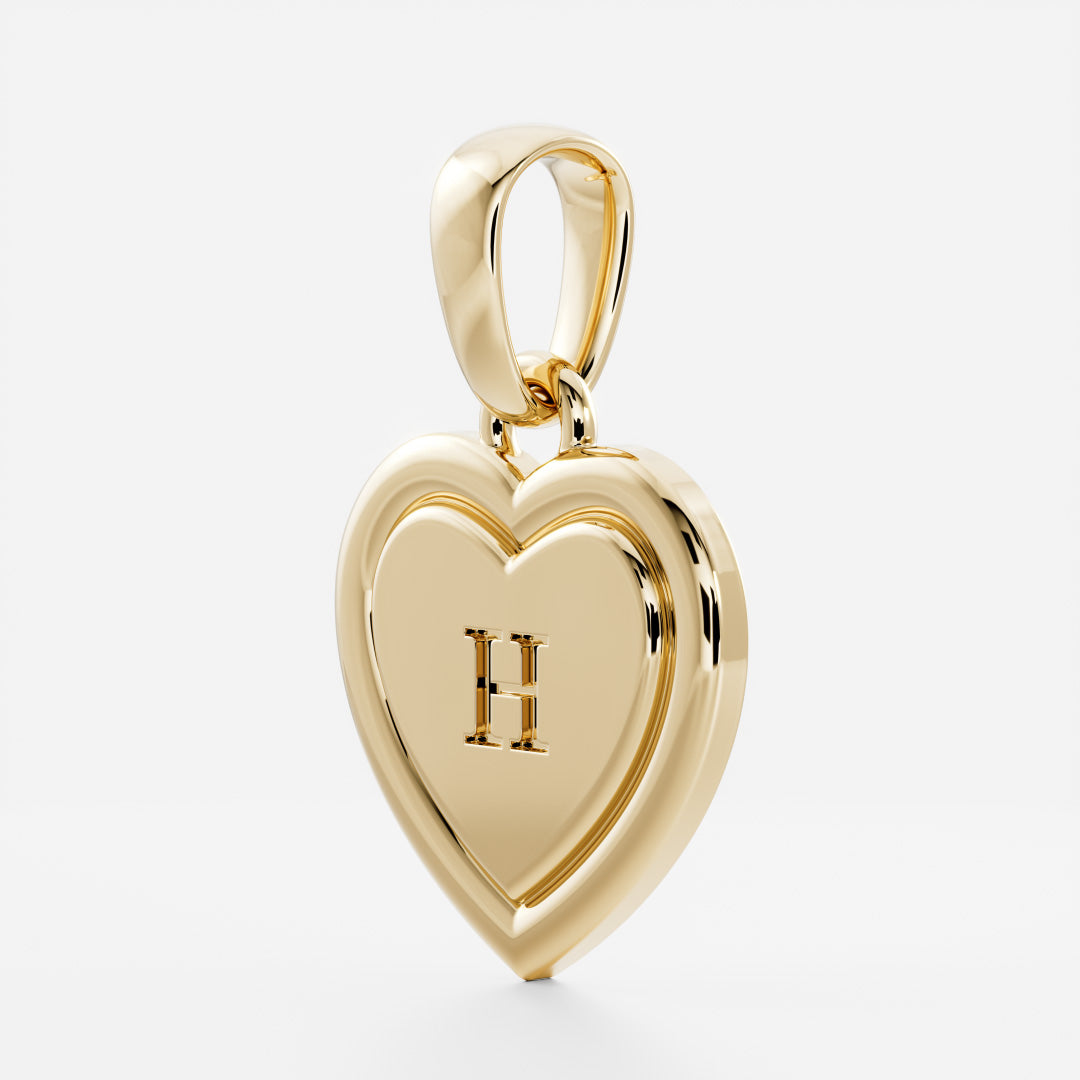 The Signature Heart Letter Pendant additional view 61