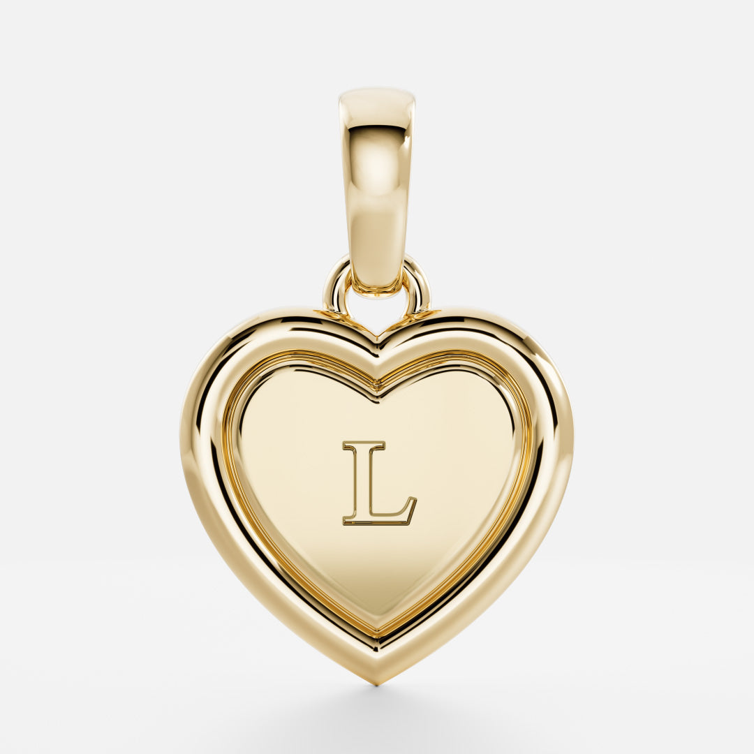 The Signature Heart Letter Pendant additional view 13