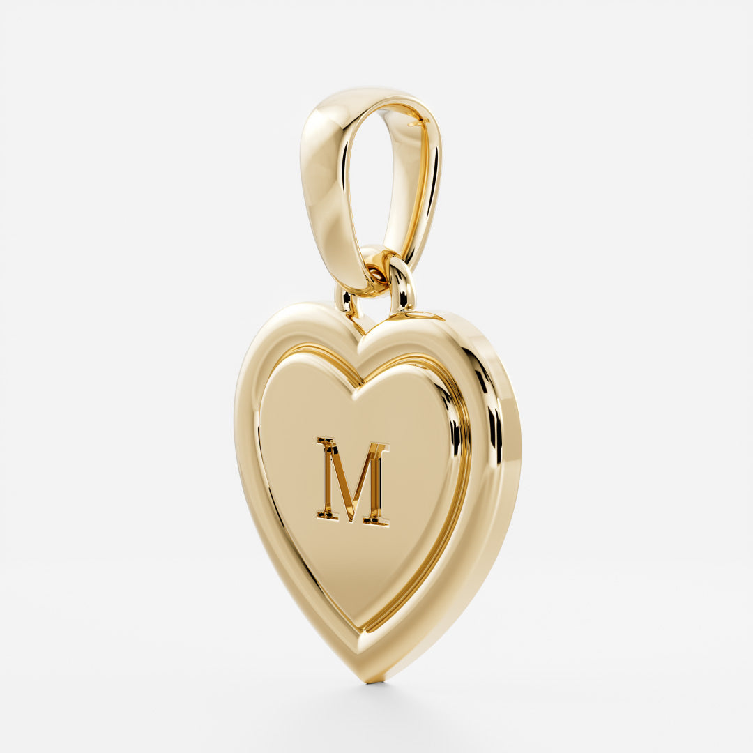 The Signature Heart Letter Pendant additional view 66