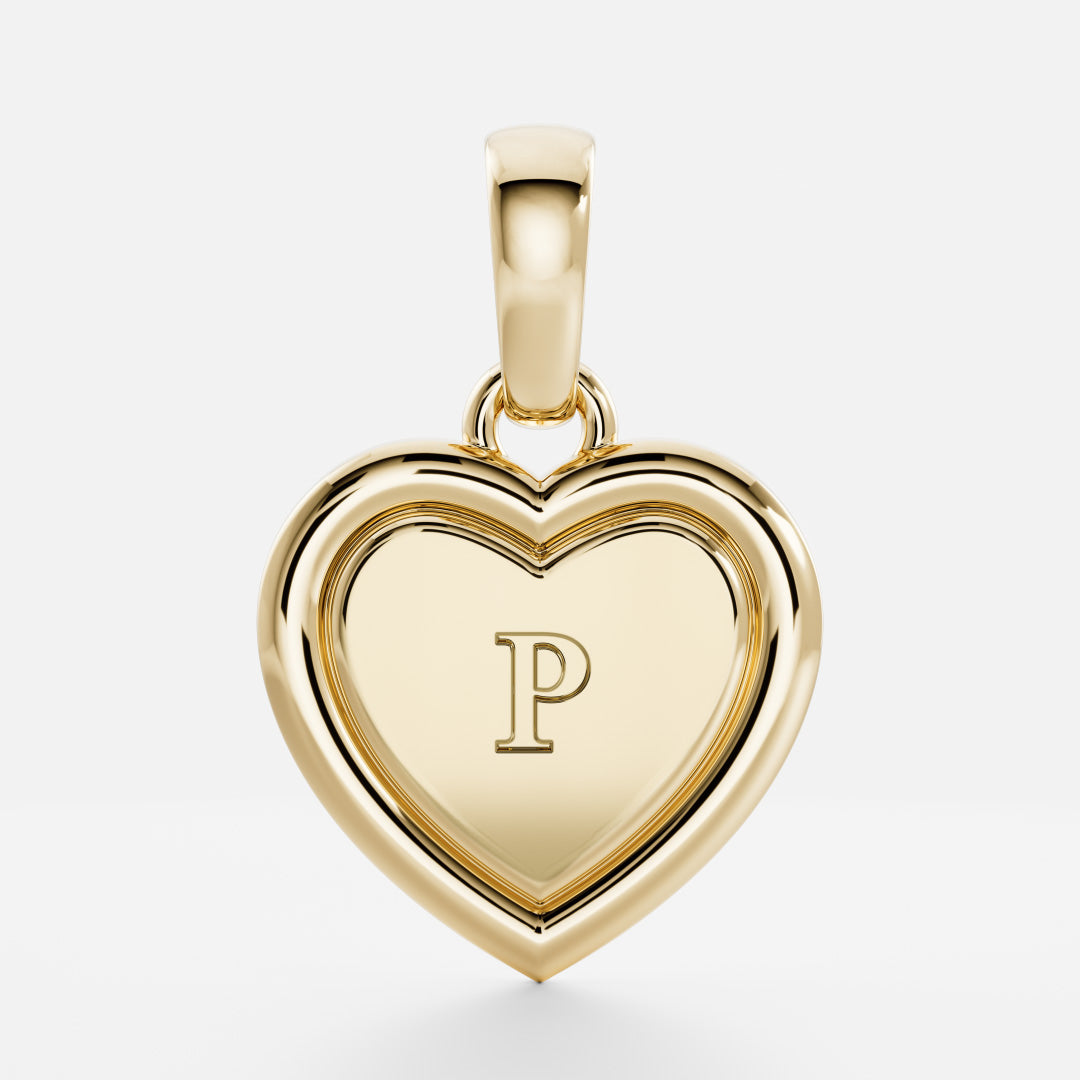 The Signature Heart Letter Pendant additional view 17