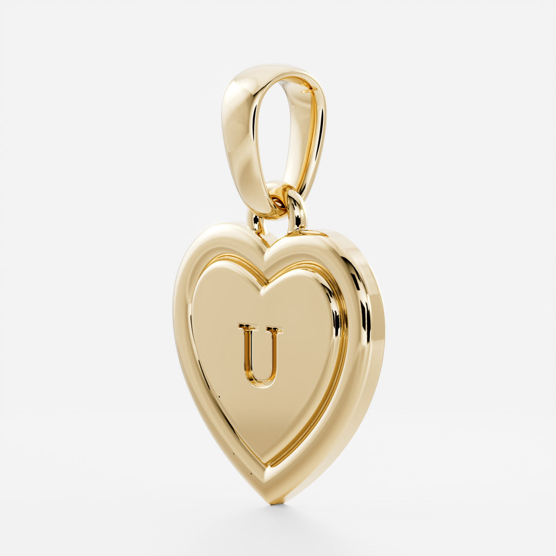 The Signature Heart Letter Pendant additional view 74